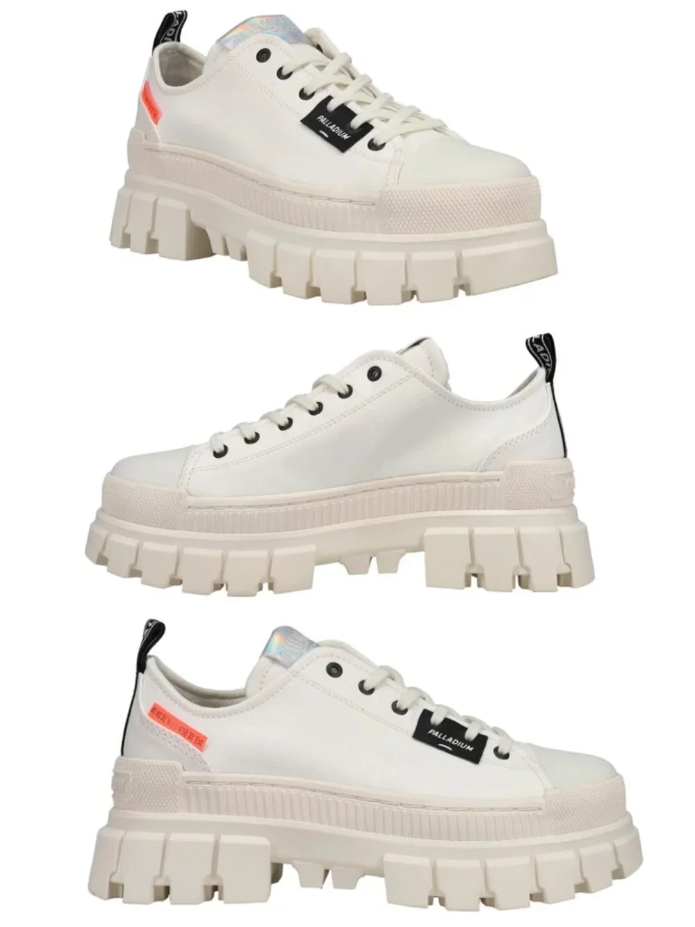 NIB Women's Palladium Revolt Lo TX Platform Laceup Sneakers Size 10